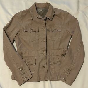 Lucky Brand Military Button Down Camo Jacket - M